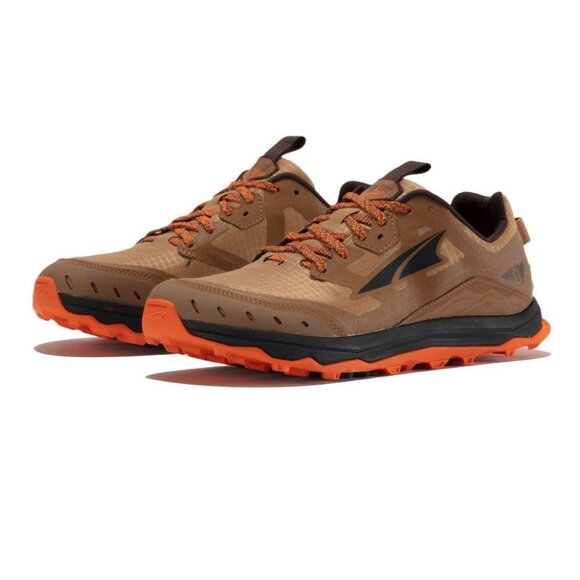 LN Altra Lone Peak 6 Athletic Shoes Sz 8.5 Tan AL0A547L990 Trail Running Outdoor - Picture 1 of 12